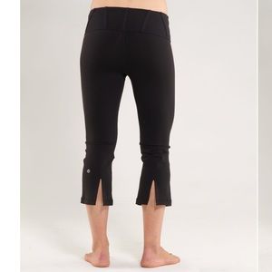Lululemon Tadasana Slit Back Crops